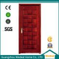 Bulk Supply MDF PVC Film Interior Wooden Door for Houses